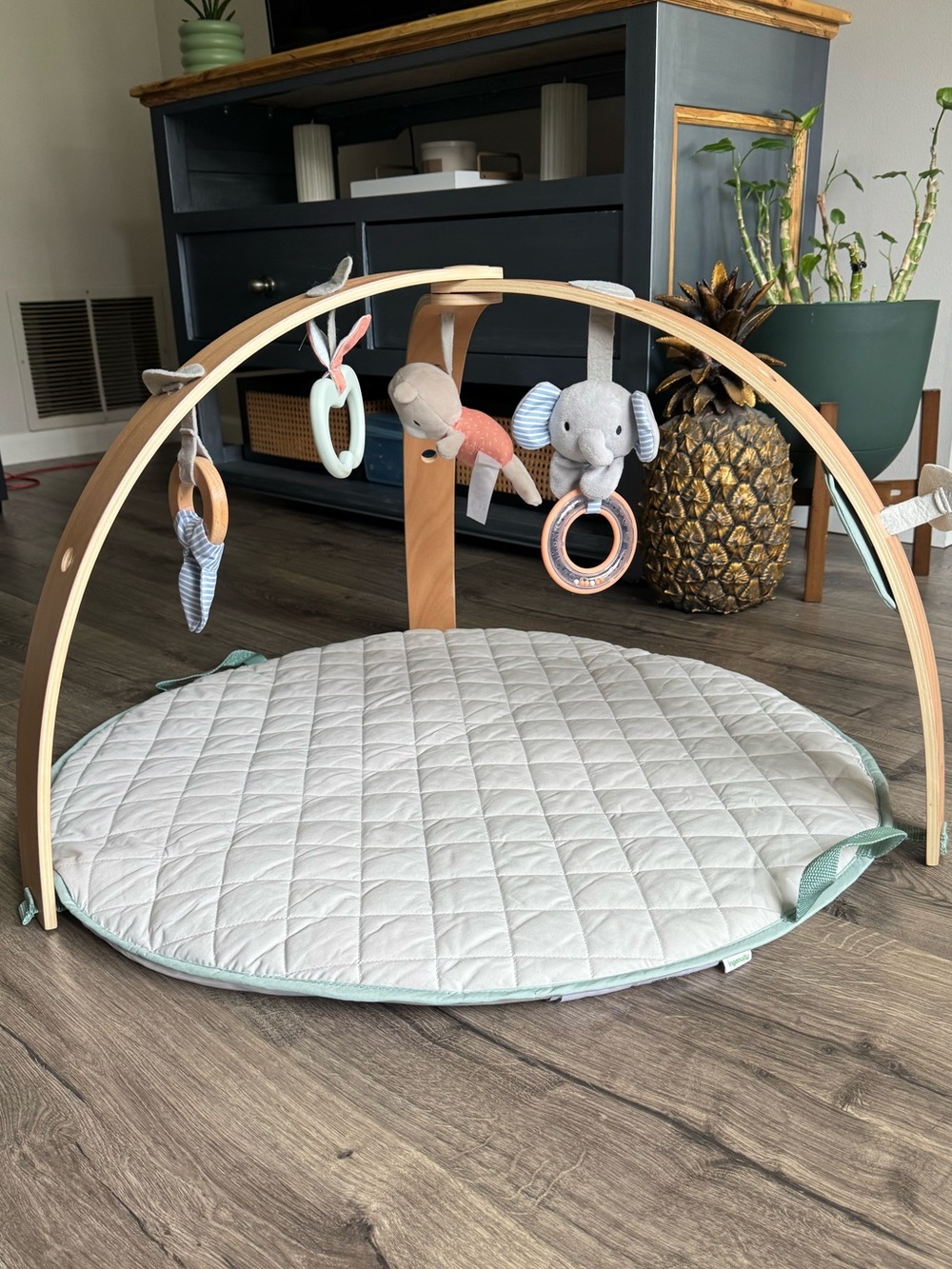 Ingenuity Cozy Spot Tummy Time Play Mat